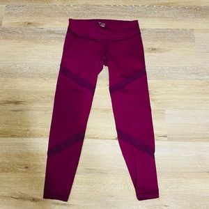 Old Navy Maroon Activewear Legging